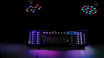 (2) STAGE MATRIX 36 RGB DJ Blinder Lights + DMX Controller + LED Fogger