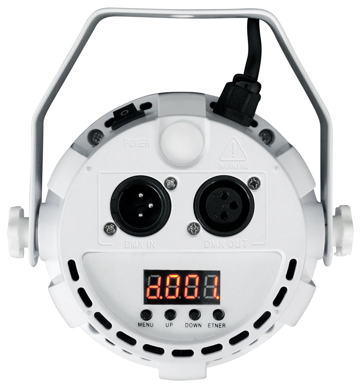 5 RockPAR TRI LED RGB Par Cans DJ White DMX Wash Lights+Remotes+Cables