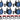 6 Rockville RockPAR TRI LED RGB Par Cans DJ Black DMX Wash Lights+Remotes+Cables