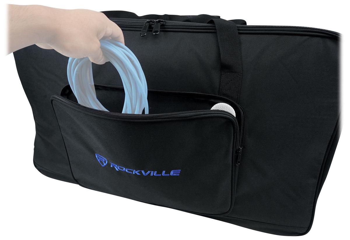 Rockville TB15 Padded Speaker Bag Carry Case For 15" DJ PA Speakers+Stand