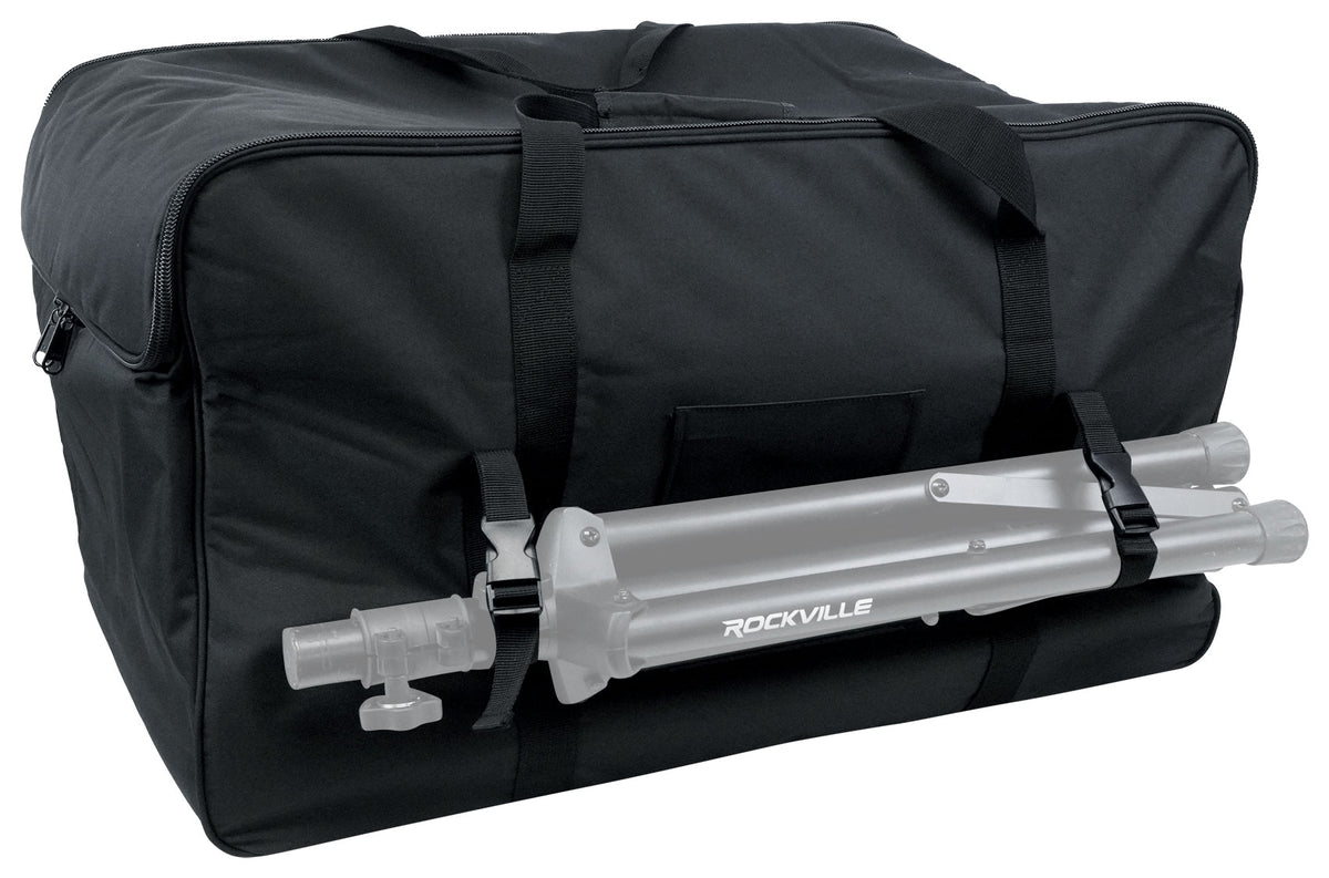 Rockville TB15 Padded Speaker Bag Carry Case For 15" DJ PA Speakers+Stand