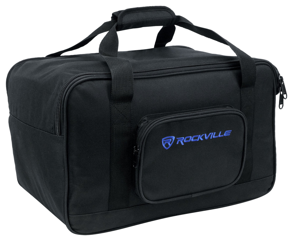 Rockville TB8 Padded Speaker Bag Carry Case For 8" DJ PA Speakers+Stand