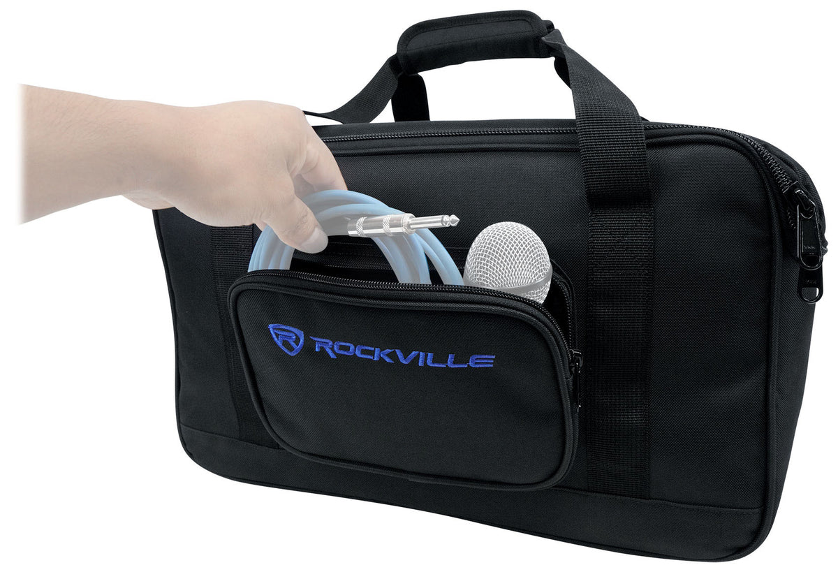 Rockville TB8 Padded Speaker Bag Carry Case For 8" DJ PA Speakers+Stand