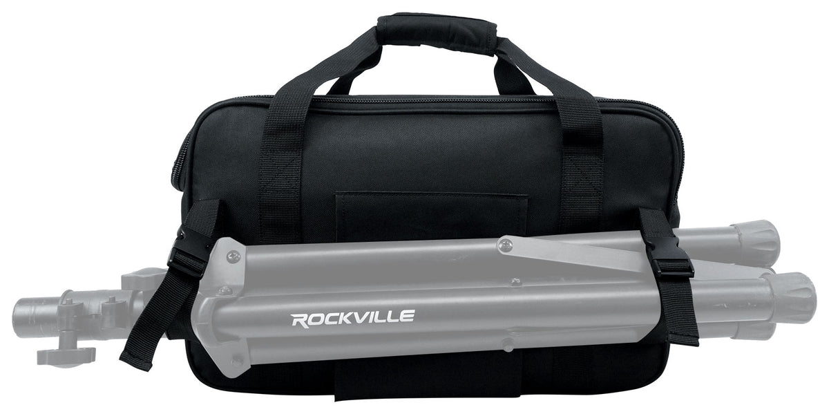Rockville TB8 Padded Speaker Bag Carry Case For 8" DJ PA Speakers+Stand