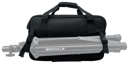 Rockville TB8 Padded Speaker Bag Carry Case For 8" DJ PA Speakers+Stand