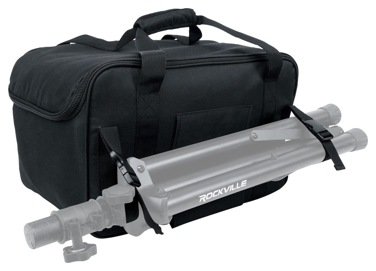 Rockville TB8 Padded Speaker Bag Carry Case For 8" DJ PA Speakers+Stand