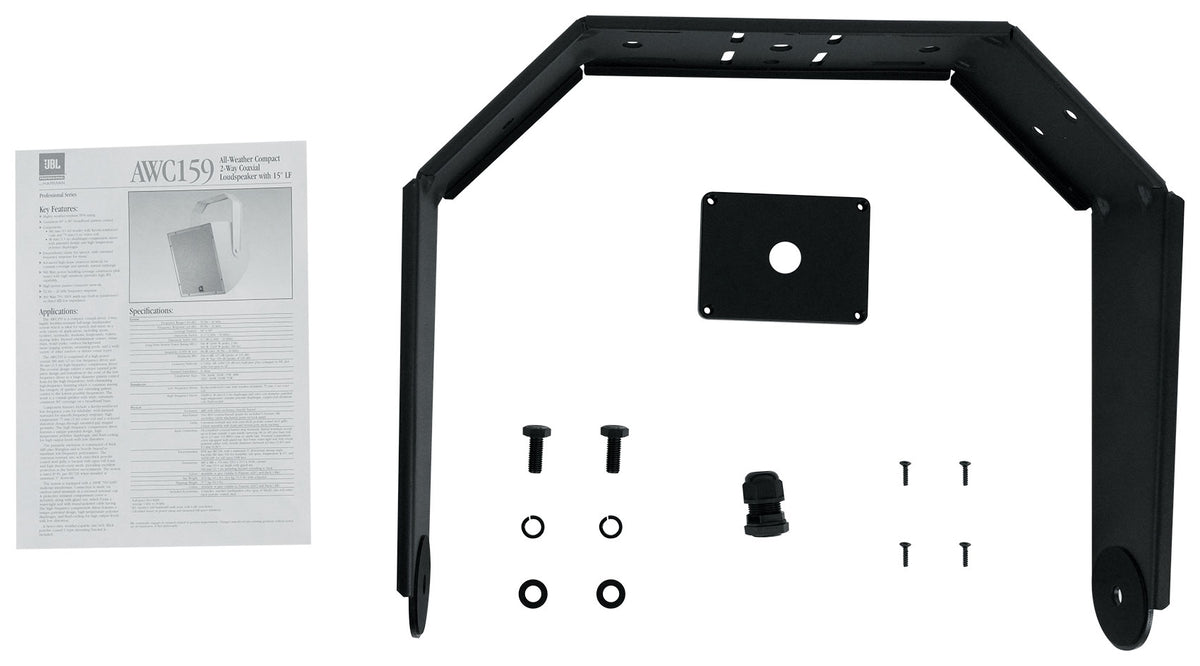 JBL AWC159-BK 15" 300w Black Indoor/Outdoor 70V Surface Mount Commercial Speaker