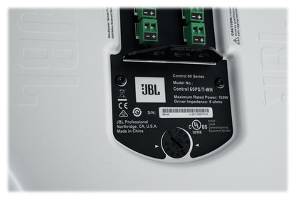 (2) JBL Control 60PS/T C60 Commercial 70v Hanging Pendant Subwoofers C60PS/T-WH