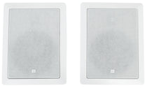 Pair JBL Control 126 WT 6.5" 30w Commercial 70v In-Wall Speakers For Restaurant/Bar