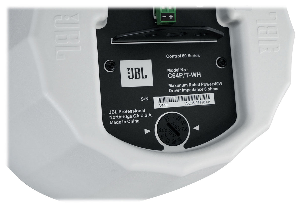 (12) Control 64P/T 4" 30W Commercial 70V Hanging Pendant Speakers