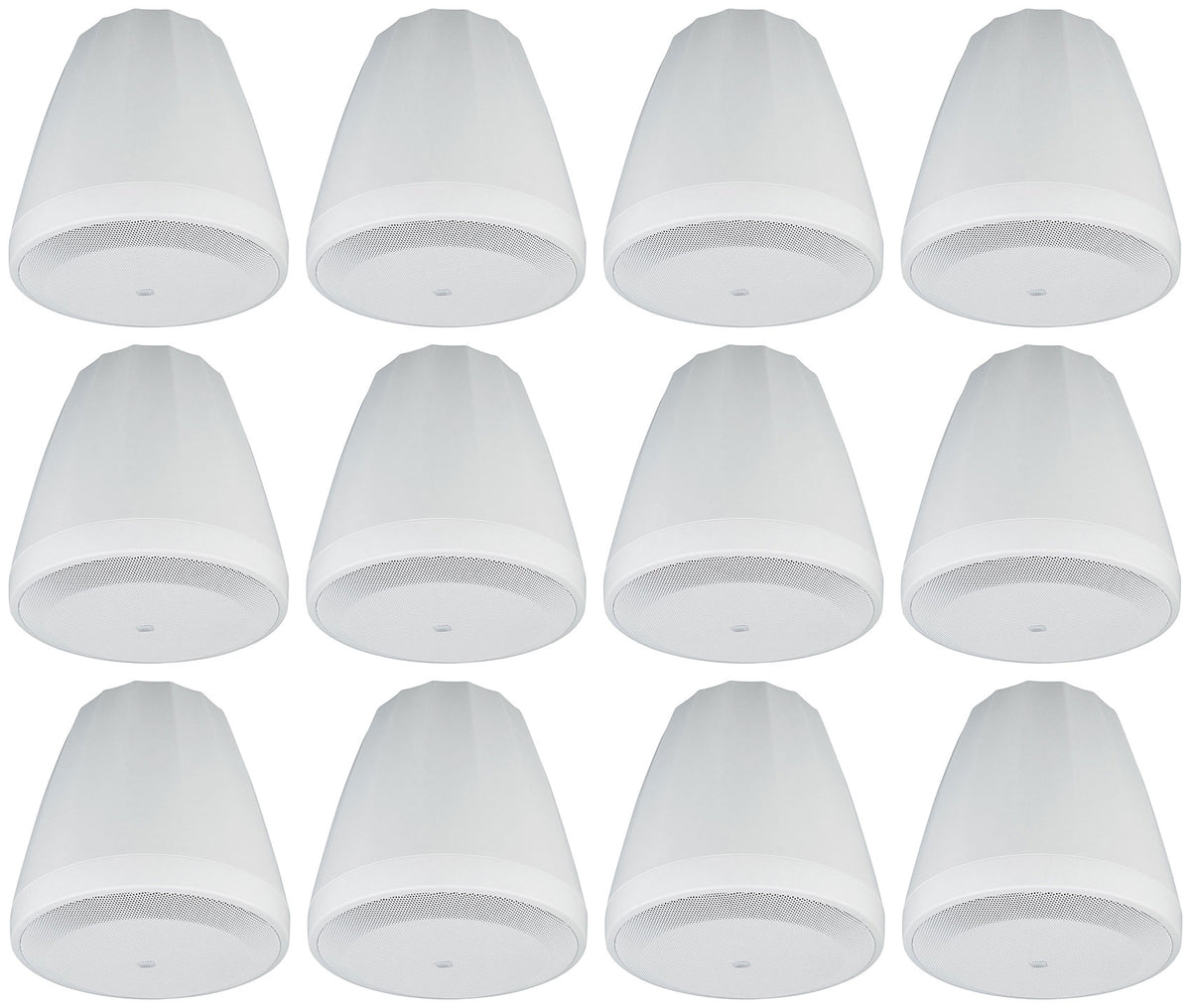 (12) Control 64P/T 4" 30W Commercial 70V Hanging Pendant Speakers