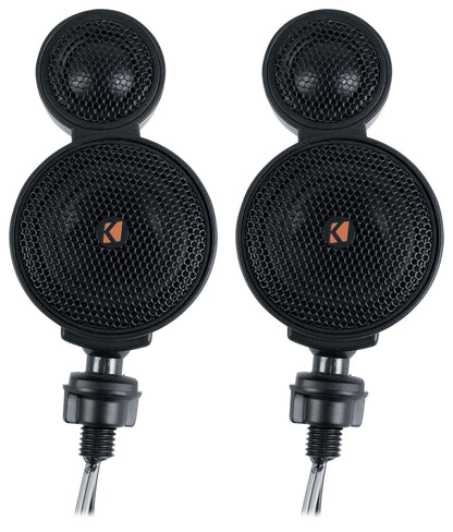 Kicker 47KSMT2504 50 Watt 2.5" Dual Pod Car Audio Dashboard Component Speakers