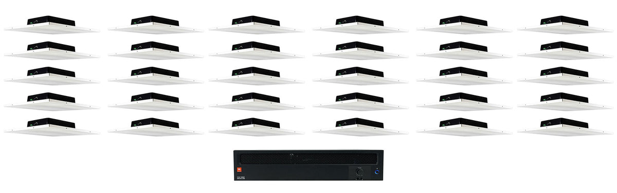 CSA1300Z 70V Amplifier + (30) DCS8T Drop Ceiling Tile Speakers