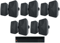 CSA1300Z 70V Amplifier + (10) WET-6525B Black Wall Speakers