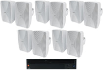 CSA1300Z 70V Amplifier + (10) WET-6525W White Wall Speakers