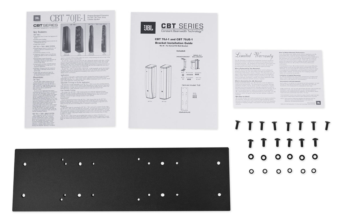 JBL CBT 70JE-1 500w Extension For CBT 70J-1 Line Array Column Speaker in Black
