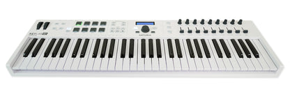 Arturia Keylab Essential 61-Key USB MIDI Keyboard Controller in White+Software