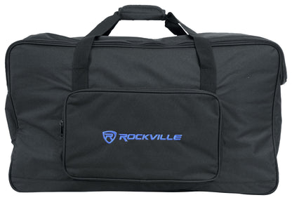 Rockville TB12 Padded Speaker Bag Carry Case For 12" DJ PA Speakers+Stand