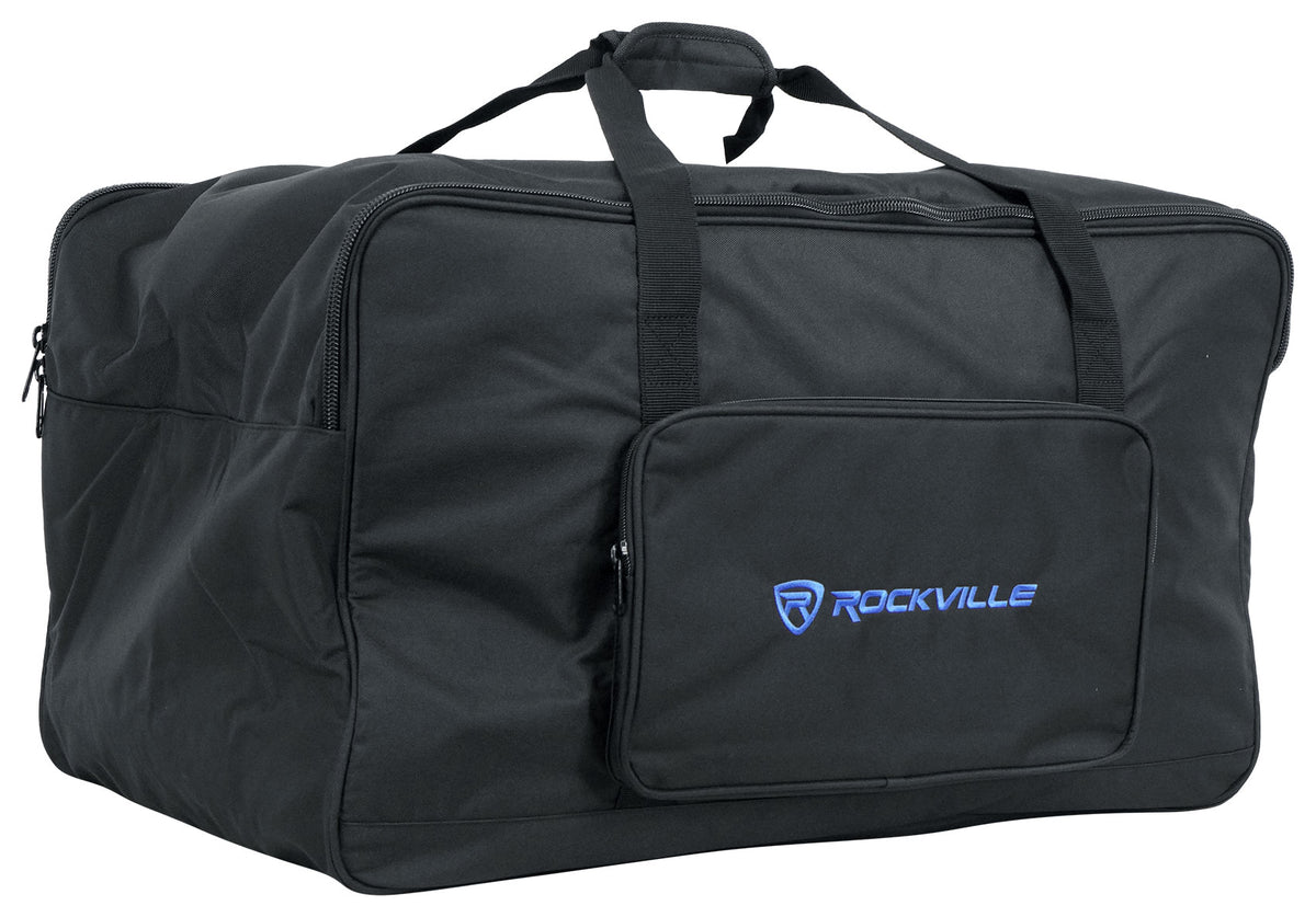 Rockville TB12 Padded Speaker Bag Carry Case For 12" DJ PA Speakers+Stand