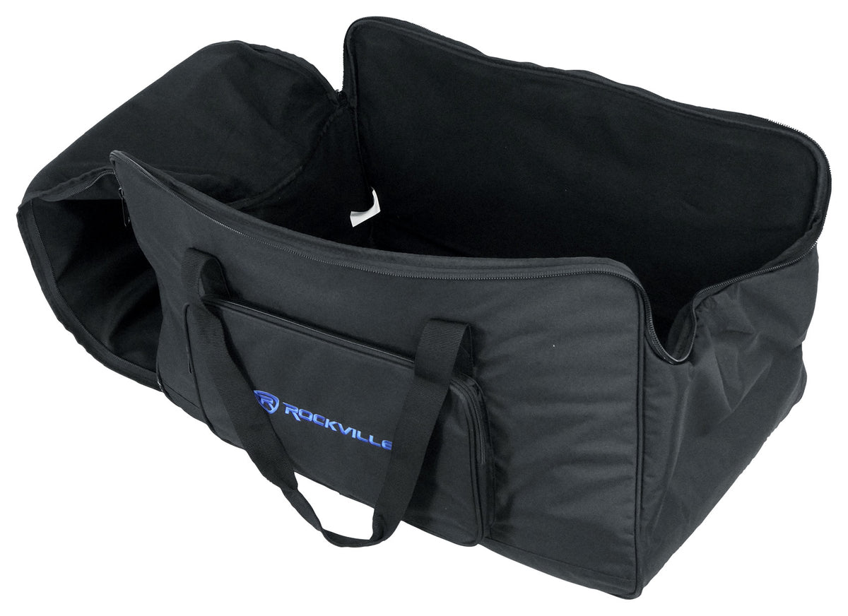 Rockville TB12 Padded Speaker Bag Carry Case For 12" DJ PA Speakers+Stand