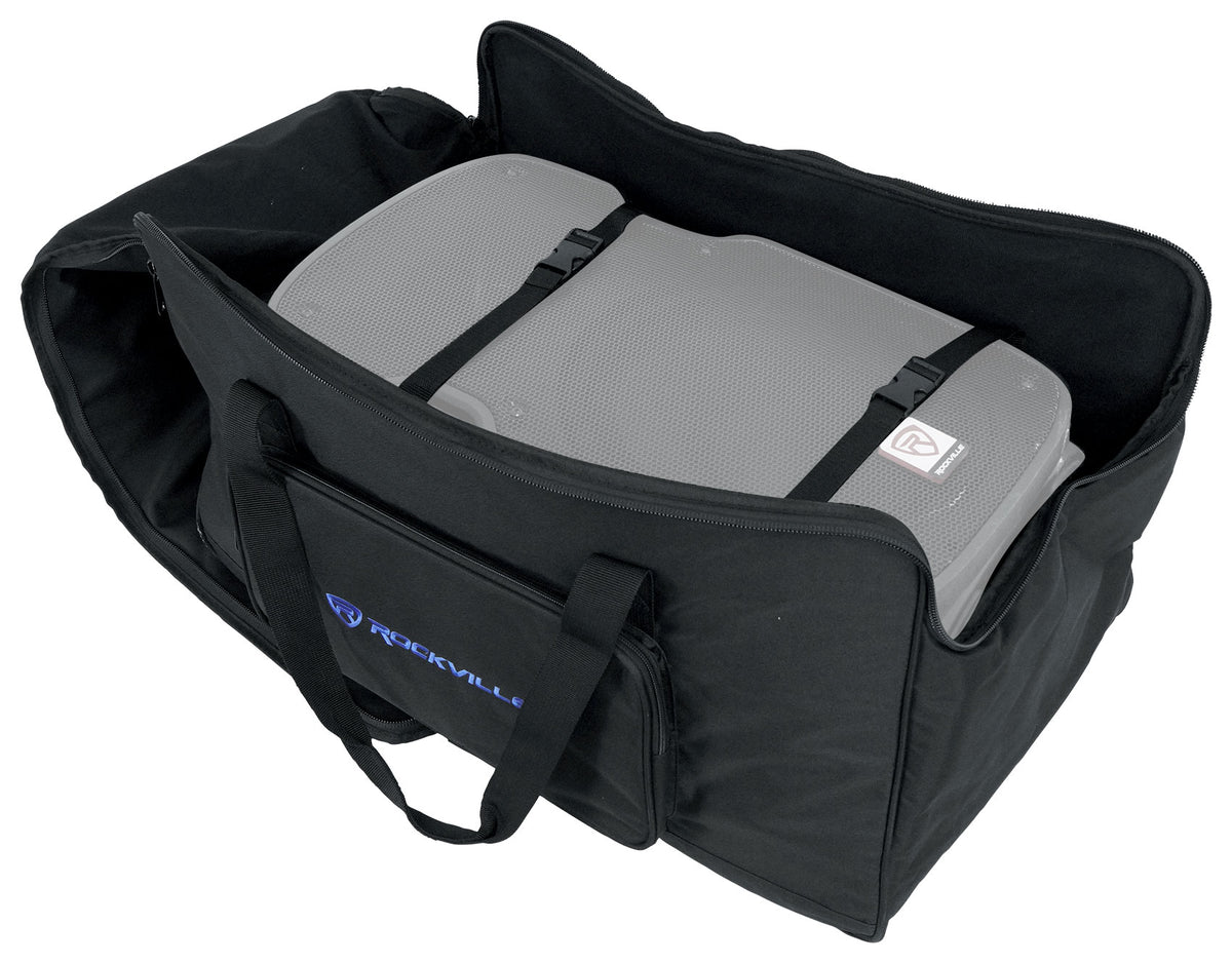 Rockville TB12 Padded Speaker Bag Carry Case For 12" DJ PA Speakers+Stand