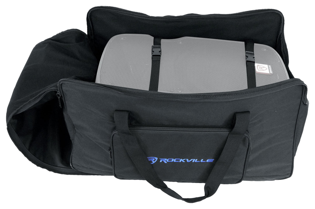 Rockville TB12 Padded Speaker Bag Carry Case For 12" DJ PA Speakers+Stand