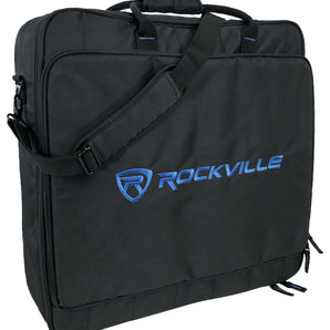 Rockville MB2020 DJ Gear Mixer Gig Bag Case 20.5" x 20.5" x 6"