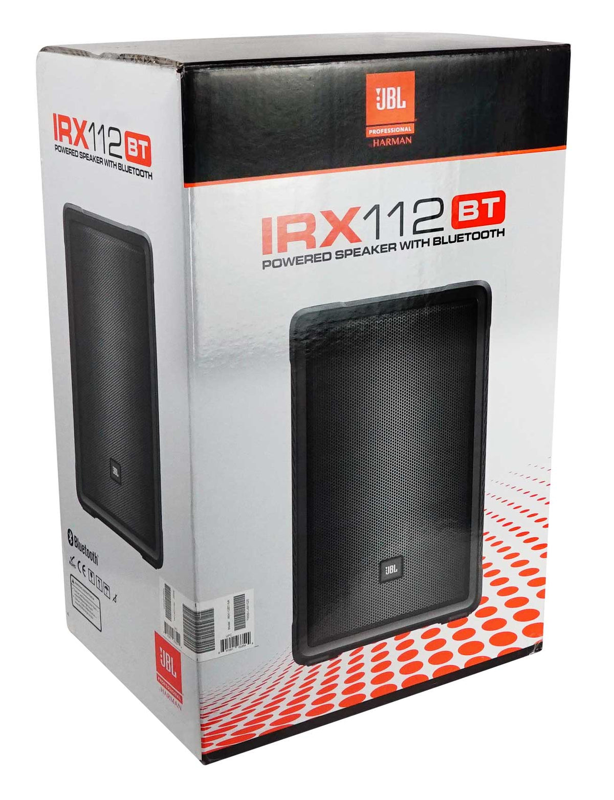 JBL IRX112BT 12" 1300 Watt Powered Active DJ Portable PA Speaker w/ Bluetooth
