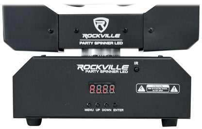 Party Spinner LED + RLB80 Bag + 25' DMX Cable Bundle