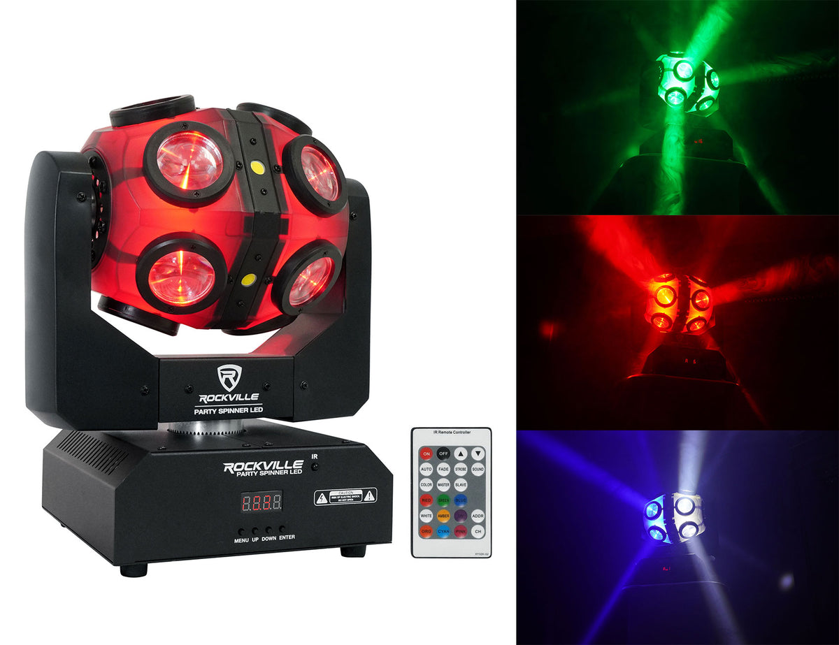 PARTY SPINNER LED 2-Pack + RLB80 2-Pack + RDX3M25