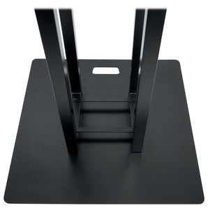 Rockville RTP33-TV Black Totem DJ Speaker/Lighting Stand w/Detachable TV Mount