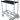 Rockville CART-SHELF Accessory Top Shelf/Table Attachment For Rock Cart Pro