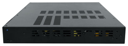 CSMA 2120 2x120W Amplifier + (4) Black Column Line Array Speakers