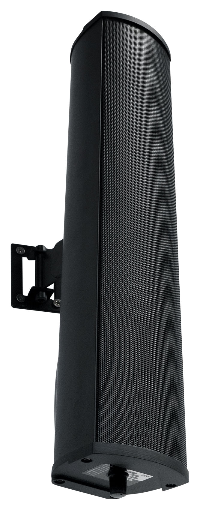 CSMA 2120 2x120W Amplifier + (4) Black Column Line Array Speakers