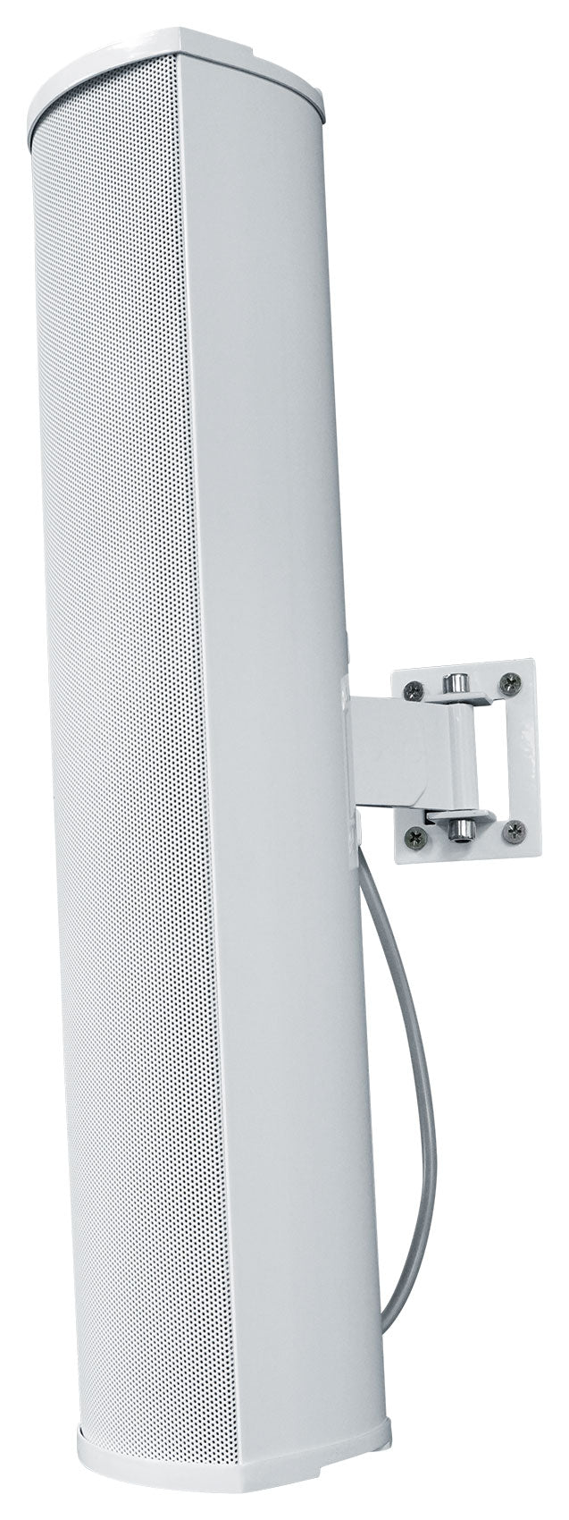 CSMA 2120 2x120W Amplifier + (4) White Column Line Array Speakers