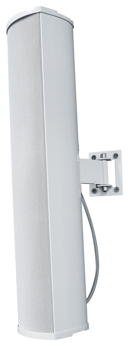 CSMA 2120 2x120W Amplifier + (4) White Column Line Array Speakers