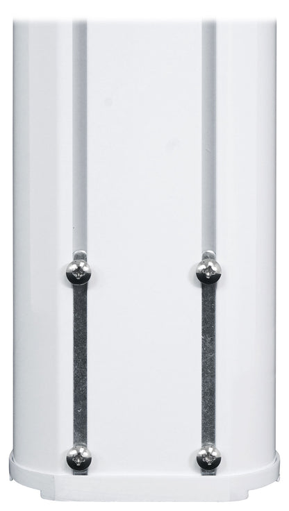 CSMA 2120 2x120W Amplifier + (4) White Column Line Array Speakers