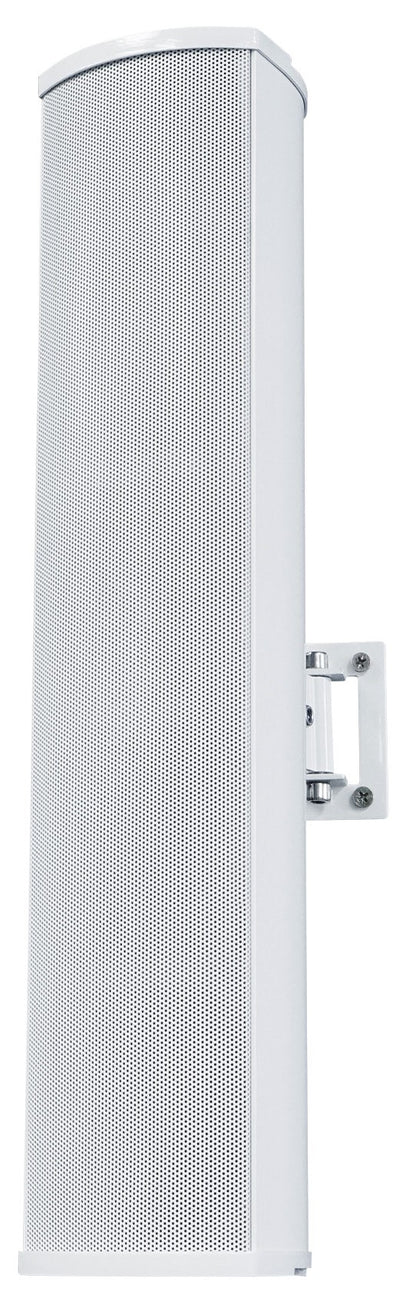 CSMA 2120 2x120W Amplifier + (4) White Column Line Array Speakers