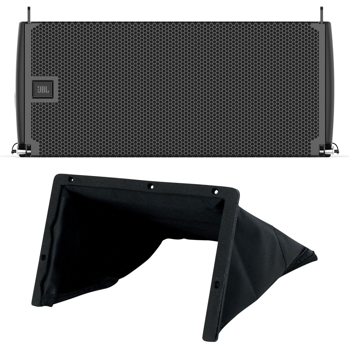 JBL SRX910LA Dual 10" 2-Way Powered Line Array Column Speaker+Amp Rain Cover