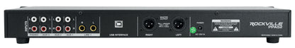 Rockville PPA52 Preamp Pro 1U Pre-Amplifier w/Bluetooth/USB/Computer Interface