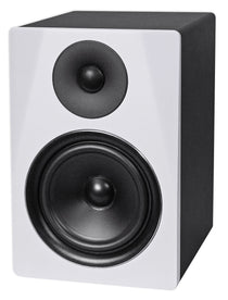Rockville DPM6W 6.5" 2-Way 210W White Active/Powered Studio Monitor Speaker