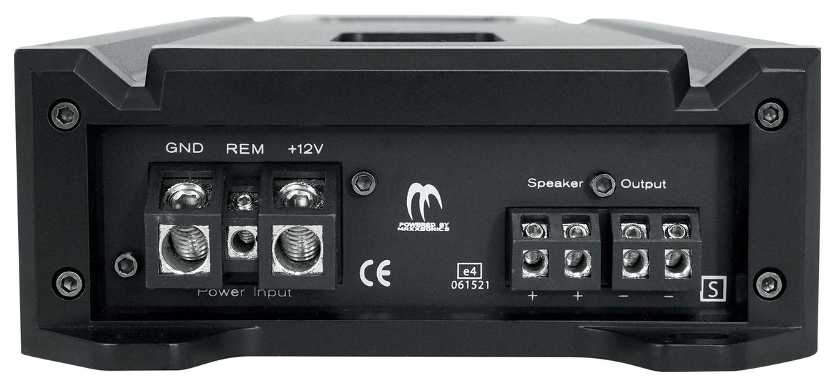 MB Quart RA1-750.1 750 Watt Mono Amplifier 1-Ohm Car Audio Amp+Bass Remote