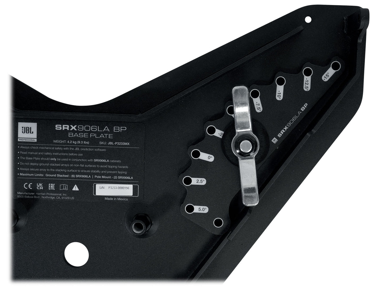 JBL SRX906LA BP Base Plate For SRX906LA Line Array Column Speaker