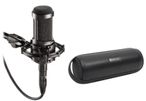 AT2035 Studio Microphone + Case + RPB25 Bluetooth Speaker