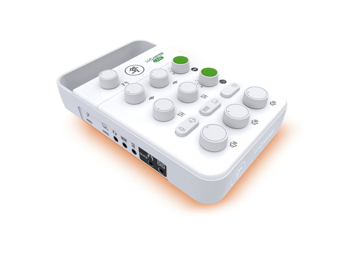 Mackie M Caster Live Portable Live Streaming Mixer in White