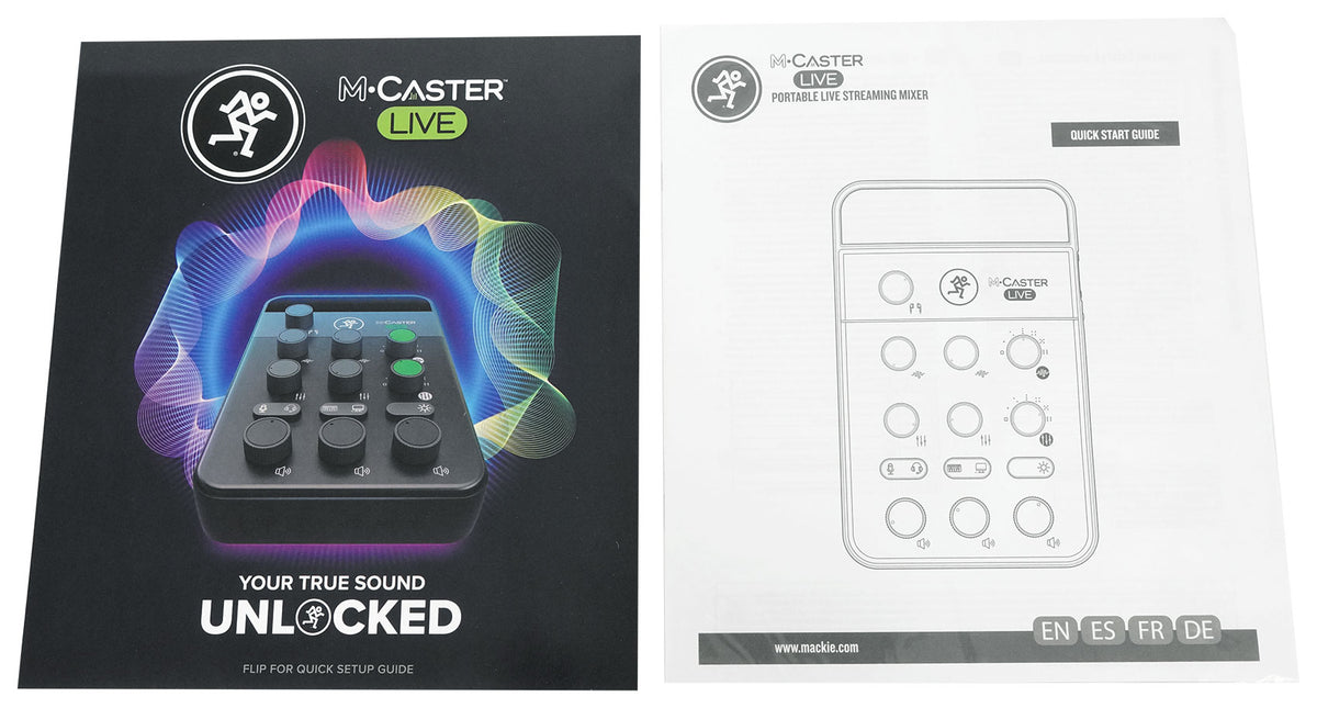 Mackie M Caster Live Portable Live Streaming Mixer in White