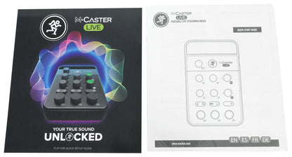 Mackie M Caster Live Portable Live Streaming Mixer in White