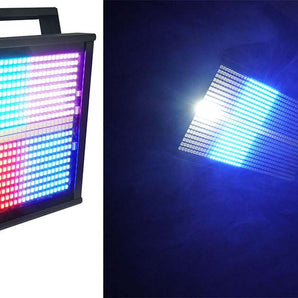 (4) Rockville STAGE PANEL 864 LED RGB Pro Stage Wash Lights+Strobe+Matrix Combo