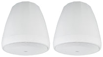 (2) JBL Control 67 P/T 6.5" 60w Commercial 70v White Pendant Speakers C67P/T-WH