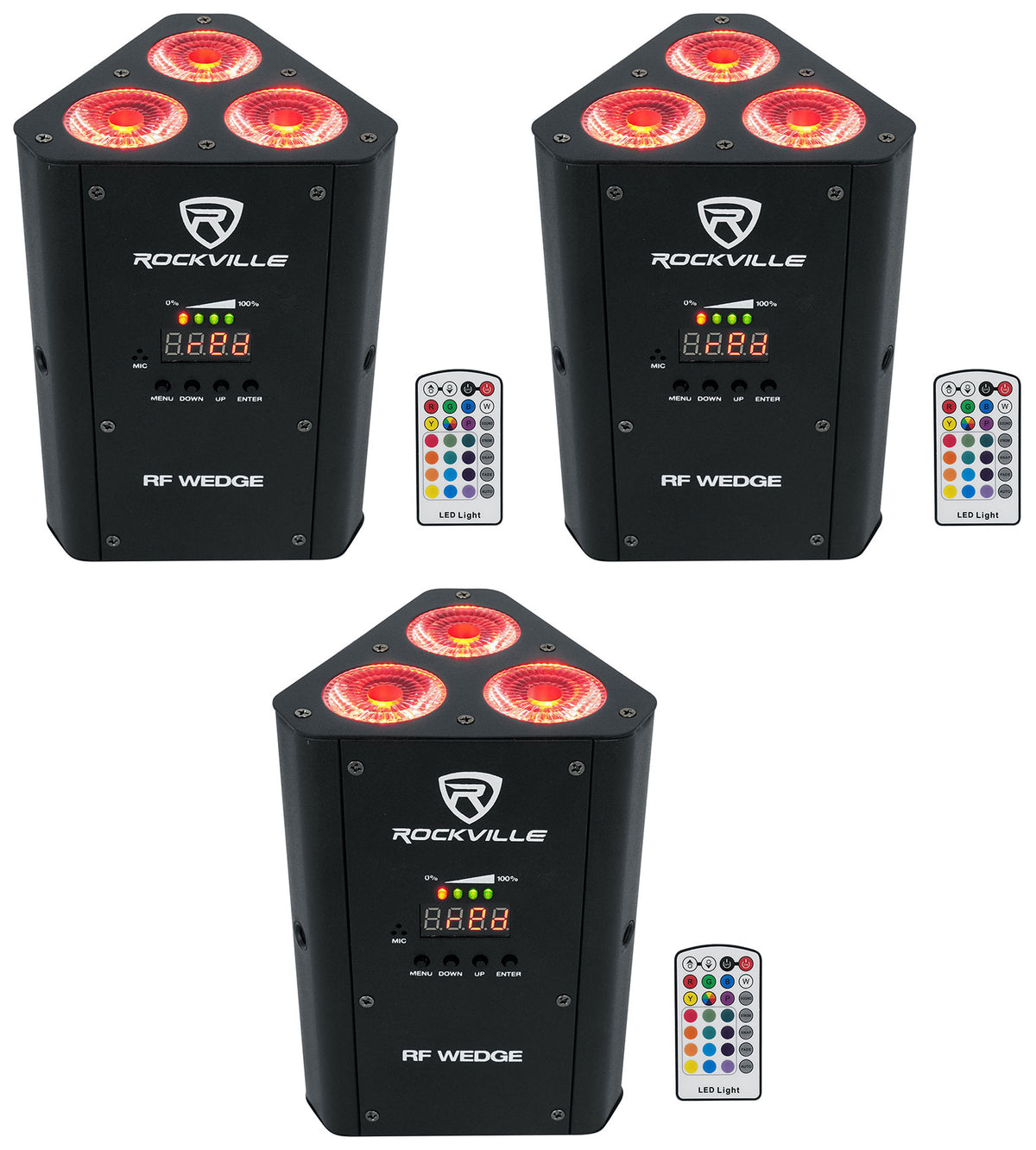 RF WEDGE BLACK 3-Pack